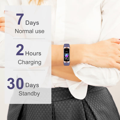 Fitness Tracker with 24/7 Heart Rate, Blood Oxygen Blood Pressure Sleep Monitor, Activity Trackers 5 ATM Waterproof,Step Calorie Counter Pedometer Health Smart Watch for Women Men Bordeaux