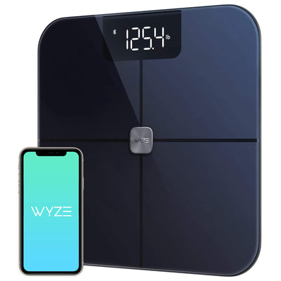 Ultra, Smart Scale with 4.3" Color Display, Digital Bathroom Scale for Body Weight BMI Muscle Mass Composition, Wi-Fi & Bluetooth Body Fat Scale with Heart Rate, 400 lbs (Black)