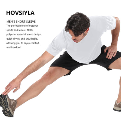 1/5 Pack Running Shirts Men Sport Tops Dry Fit Gym Wicking Athletic T Shirts Breathable Cool Workout Shirts