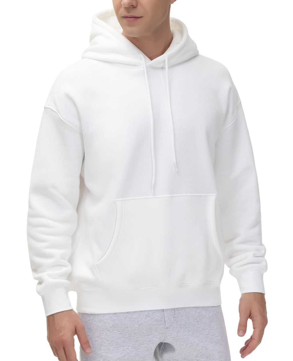 THE GYM PEOPLE Men's Fleece Pullover Hoodie Loose Fit Ultra Soft Hooded Sweatshirt With Pockets
