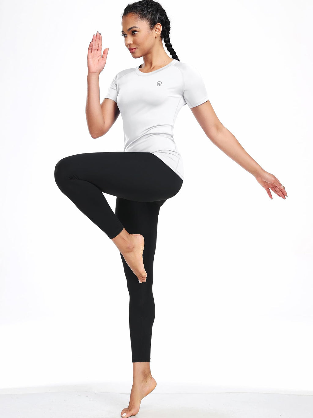 NELEUS Women's 3 Pack Compression Workout Athletic Shirt