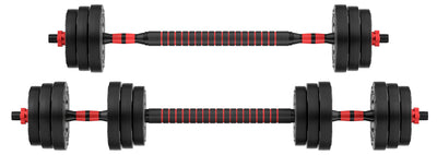 OLIXIS Adjustable Dumbbell Set, 4 IN 1 Changeable Dumbbells, Barbell, Kettlebells and Push Up Stand, Multi-Functional Exercise and Fitness for Home Gym