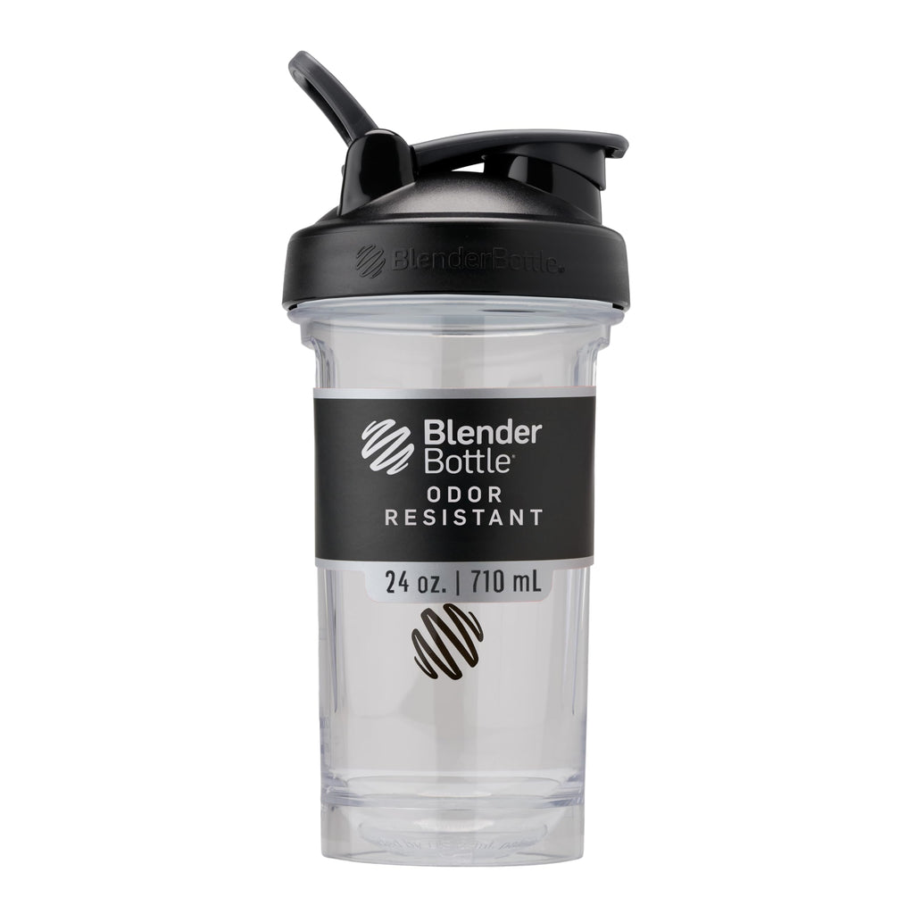 BlenderBottle Shaker Bottle Pro Series Perfect for Protein Shakes and Pre Workout, 28-Ounce, Black