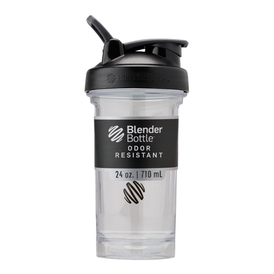 BlenderBottle Shaker Bottle Pro Series Perfect for Protein Shakes and Pre Workout, 28-Ounce, Black