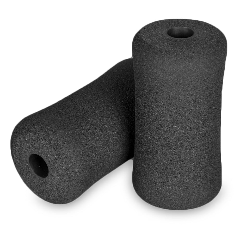 Sponge Foam Foot Pad Roller Pair, Used for Replacing Gym Exercise Equipment, Suitable for 1-inch Rod (Foam 5.12" X 2.76" Od X 0.87" Id)