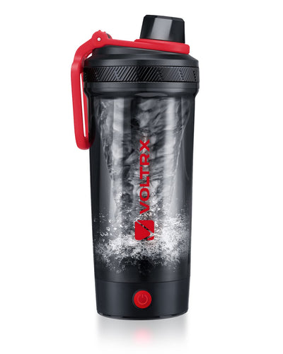 VOLTRX Electric Protein Shaker Bottle - USB Rechargeable Mixer Cup for Shakes and Meal Replacements, BPA-Free Tritan, 24oz