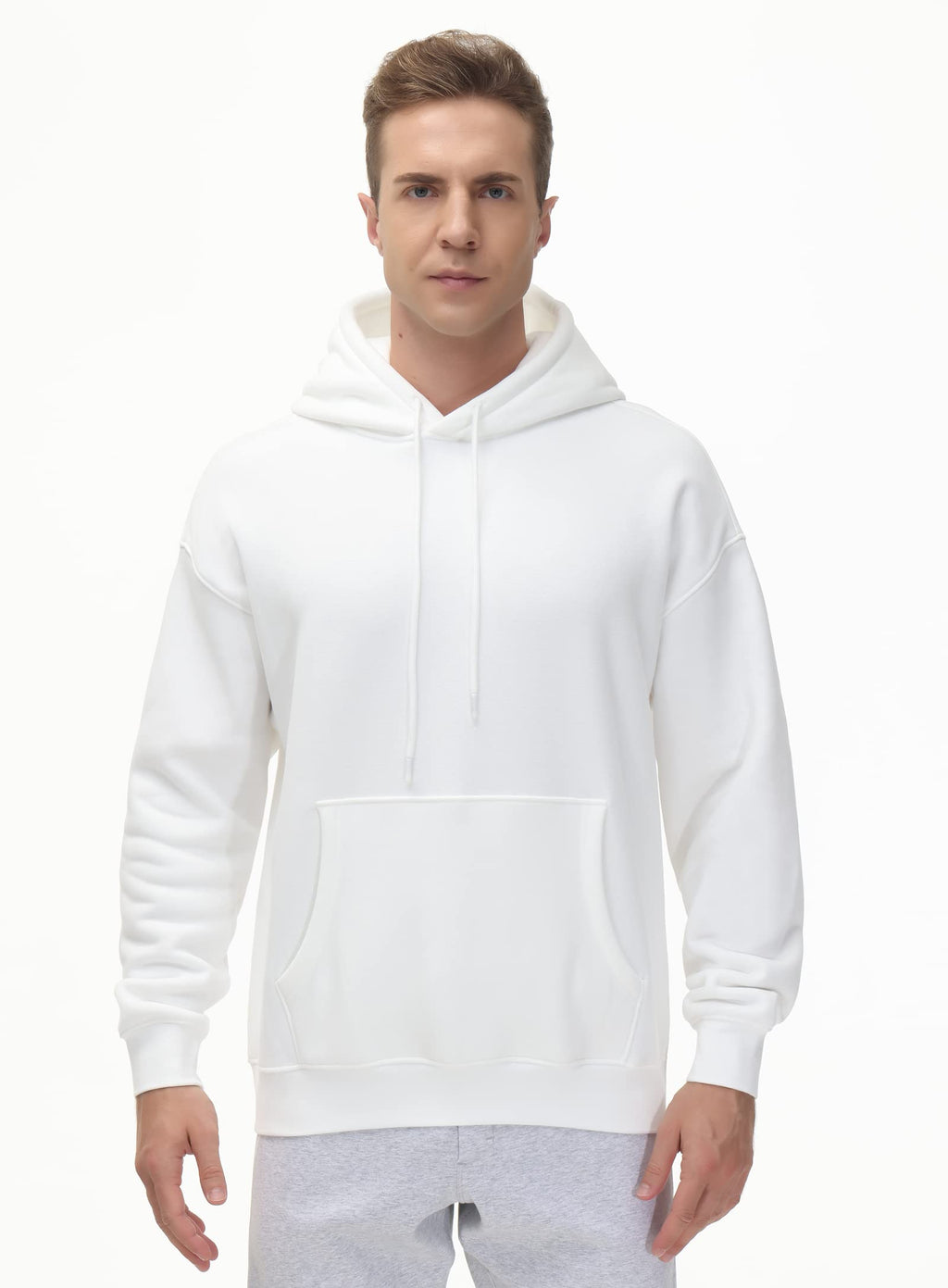 THE GYM PEOPLE Men's Fleece Pullover Hoodie Loose Fit Ultra Soft Hooded Sweatshirt With Pockets