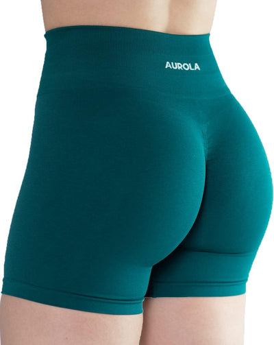 AUROLA Intensify Workout Shorts for Women Seamless Scrunch Short Gym Yoga Running Sport Active Exercise Fitness Shorts