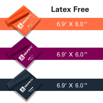 Resistance Bands,Professional Long Non-Latex Elastic Stretch Bands,Exercise Bands for Physical Therapy, Yoga, Pilates, Rehab, at-Home or The Gym Workouts, Strength Training