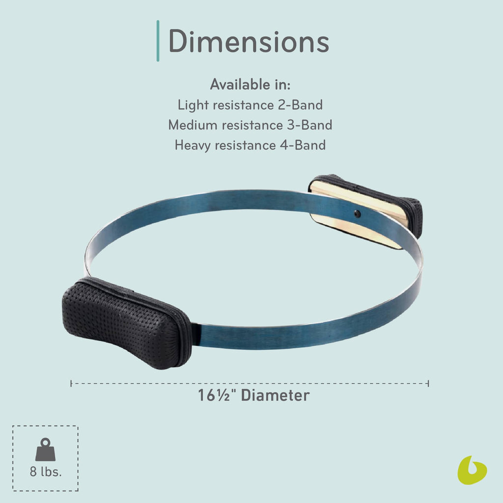 Balanced Body Spring Circle, Workout Ring, Pilates Reformer Accessory, Pilates Equipment for Home Gym or Pilates Studio Use