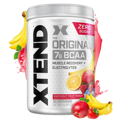 Xtend Original BCAA Powder 7g BCAA and 2.5g L-Glutamine, Sugar Free Post Workout Muscle Recovery Drink with Amino Acids for Men & Women, 30 Servings
