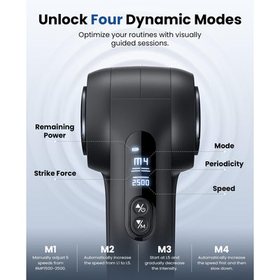 BOB AND BRAD D5 Pro Plus Massage Gun with Heat, FSA Eligible/HSA Eligible, 13mm Amplitude Deep Tissue Percussion Massage Gun with Max Power for Muscle Therapy, Professional Muscle Massager, Ideal Gift