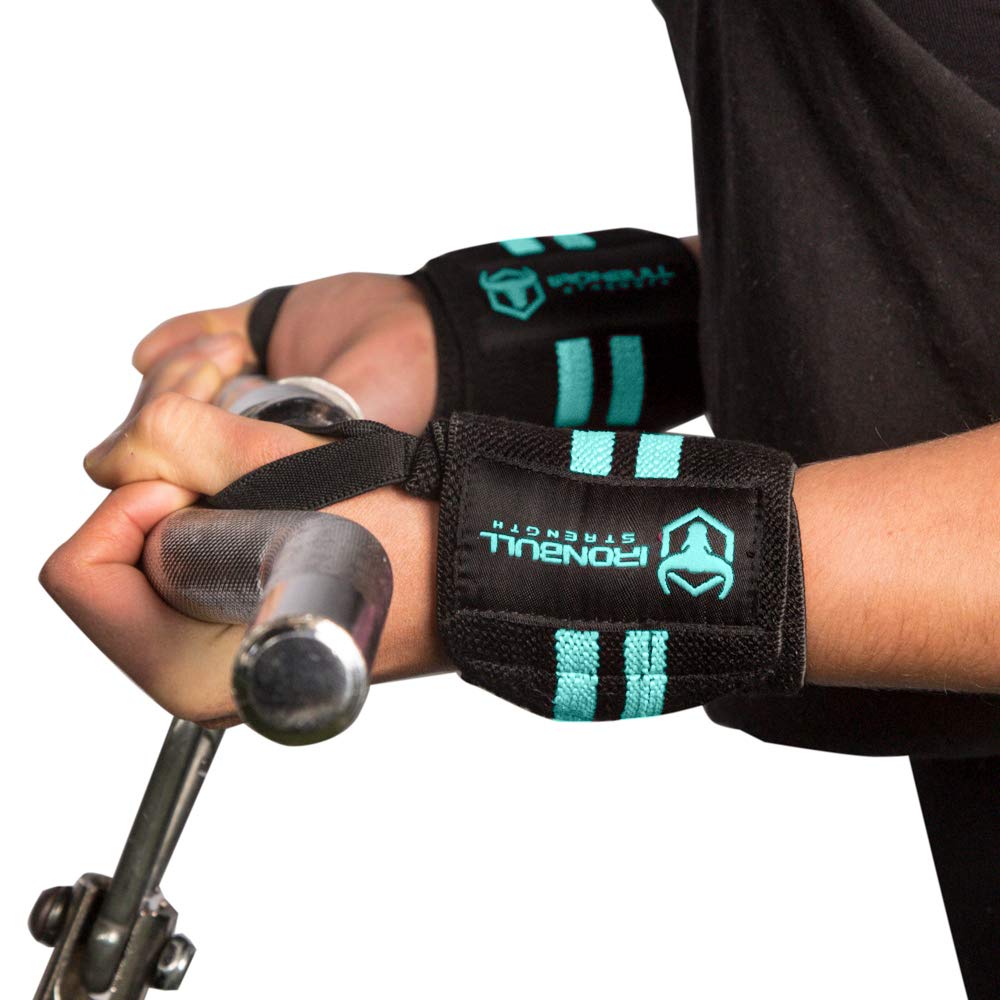 Women Wrist Wraps with Thumb Loops - 12" Professional Grade - Wrist Support Brace and Compression for Cross Training, Weight Lifting, Powerlifting, Strength Training