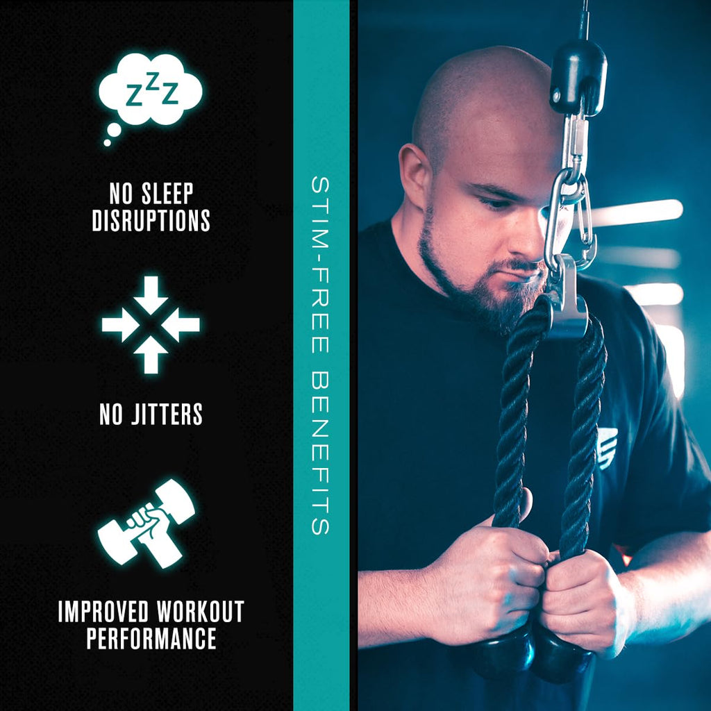 Jacked Factory Pumpsurge Caffeine Free Pre Workout for Men & Women - Nootropic Booster & Stim Free Pre Workout - Intense Pumps, Enhanced Focus - 30 Servings, Strawberry Lemonade