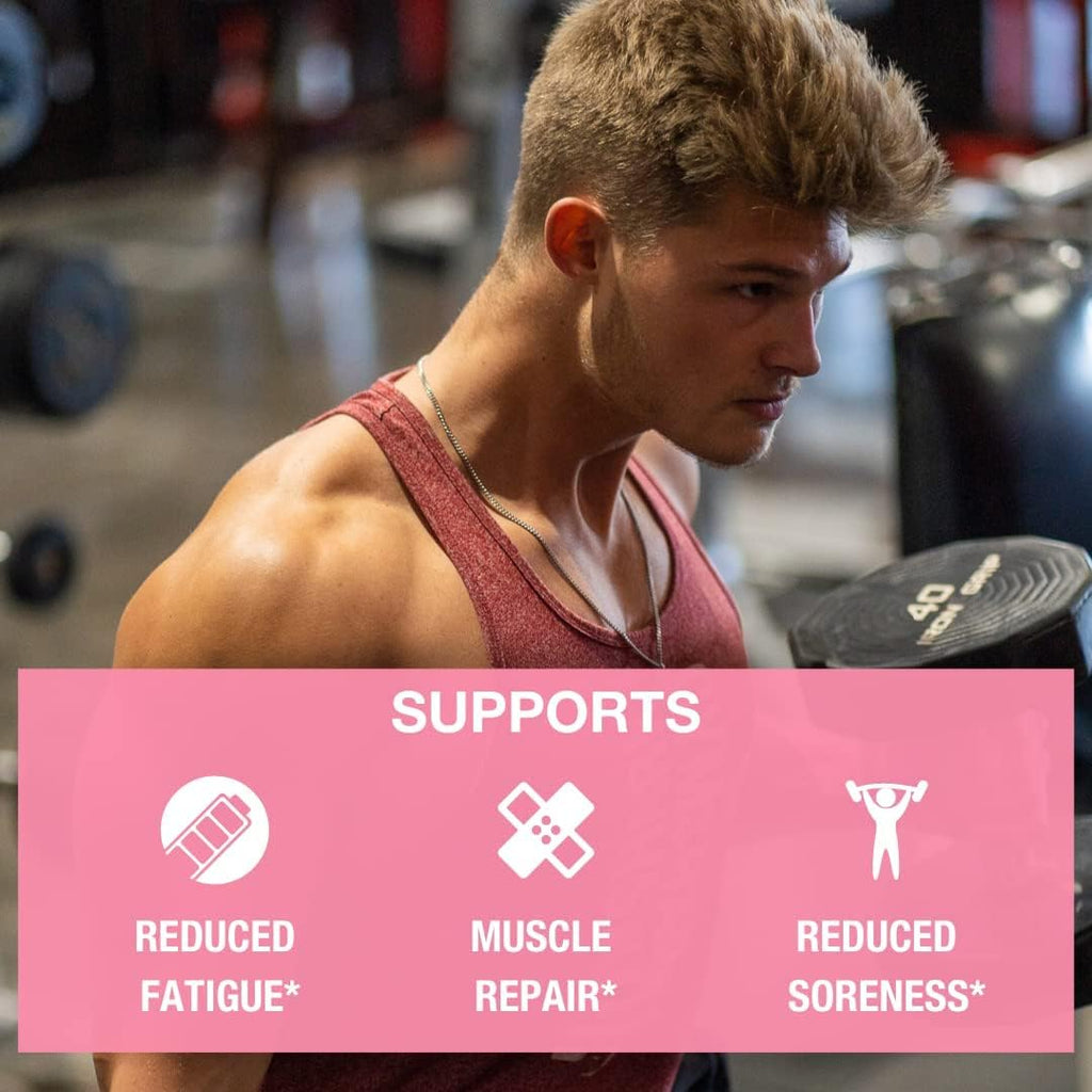 Honey Badger Pre Workout Powder & BCAA Amino Acids Powder Bundle | Beta Alanine, Caffeine & Vitamin C + Electrolytes | Vegan Keto Sugar Free & Paleo for Men & Women | 30 Servings (Pink Lemonade)