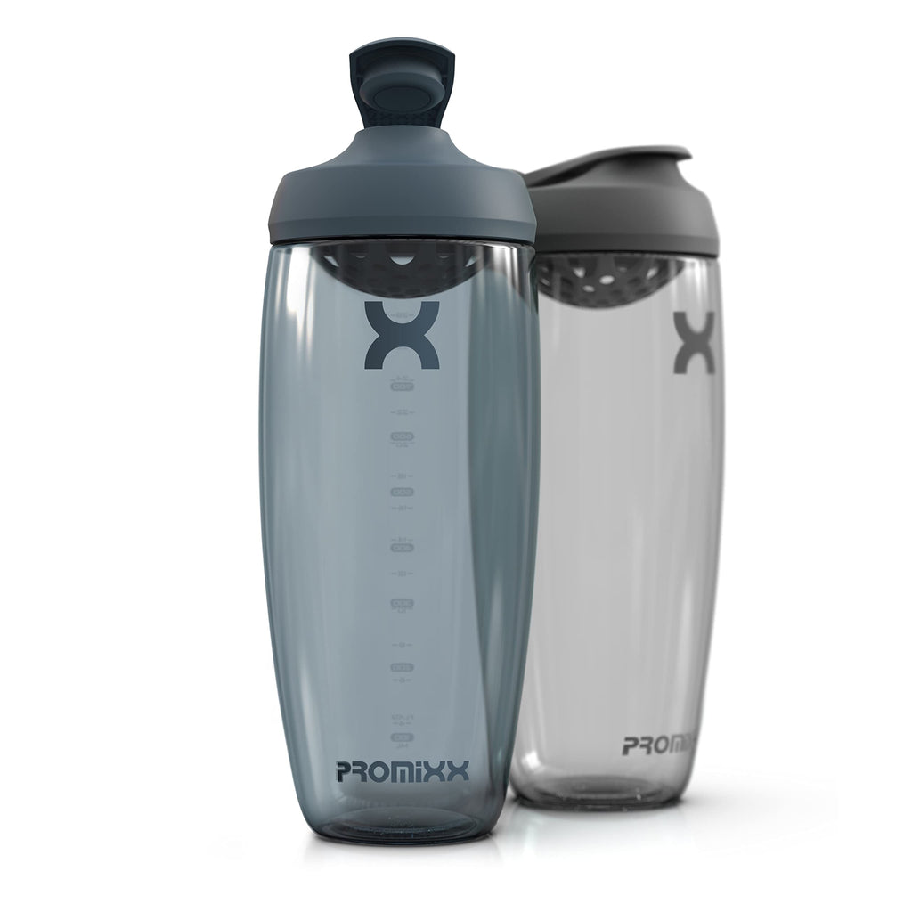Promixx Pursuit Protein Shaker Bottle (24 oz) – Silent No-Ball Mixer, Leak-Proof Lid, BPA/BPS & Phthalate-Free ECOZEN – Easy-Clean Shaker Cup for Protein Shakes, Pre & Post-Workout Smoothies