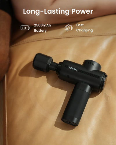 RENPHO Active Thermacool 2 Massage Gun with Heat and Cold Therapy, Christmas Gifts, [2025 Upgraded] Professional Deep Tissue Handheld Massager, Percussion Body Muscle Masajeador for Men Women Athletes