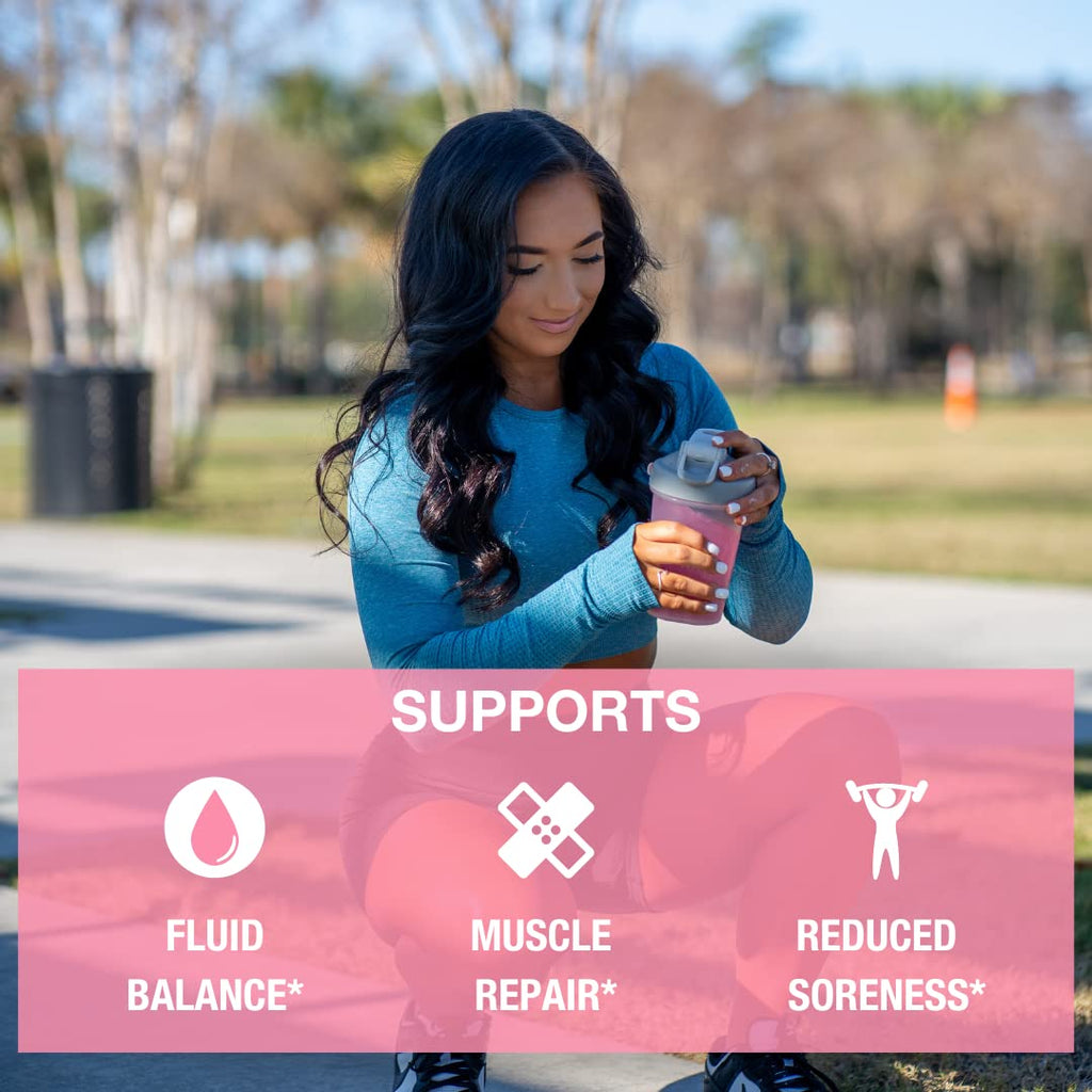 Honey Badger BCAA + EAA Amino Acids Powder, BCAAs + L-Glutamine, Keto, Vegan, Sugar Free for Men & Women, Hydration & Post Workout Muscle Recovery Drink Mix, Pink Lemonade, 30 Servings