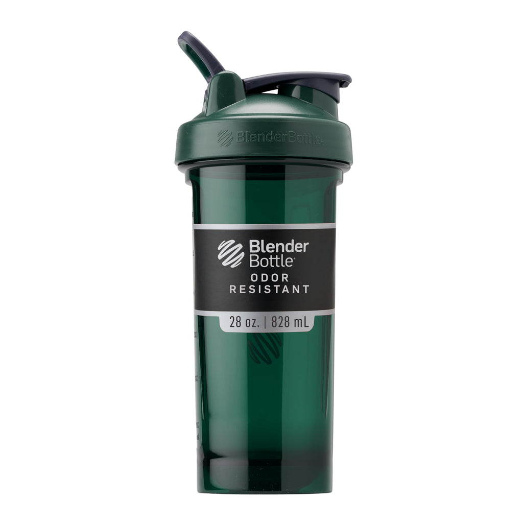 BlenderBottle Shaker Bottle Pro Series Perfect for Protein Shakes and Pre Workout, 28-Ounce, Black