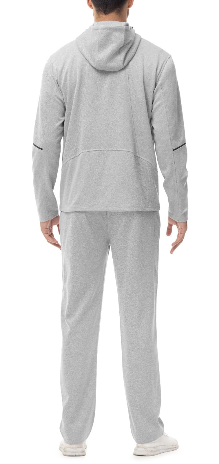 Rdruko Men's Track Sweat Suits 2 Piece Set Sweatsuits Tracksuits Jogging Workout Gym Athletic Suits with Hood