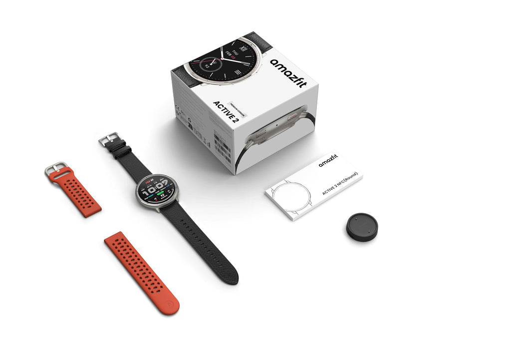 Amazfit Active 2 Sport Smart Watch Fitness Tracker for Android and iPhone, 44mm, 10 Day Battery, Water Resistant, GPS Maps, Sleep Monitor, 160+ Workout Modes, 400 Face Styles, Silicone Strap, Free App