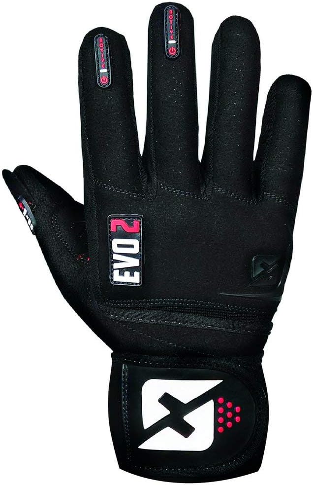 skott Evo 2 Weightlifting Gloves with Integrated Wrist Wrap Support-Double Stitching for Extra Durability-Get Ripped with The Best Body Building Fitness and Exercise Accessories