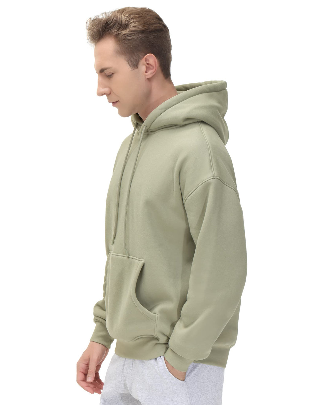 THE GYM PEOPLE Men's Fleece Pullover Hoodie Loose Fit Ultra Soft Hooded Sweatshirt With Pockets