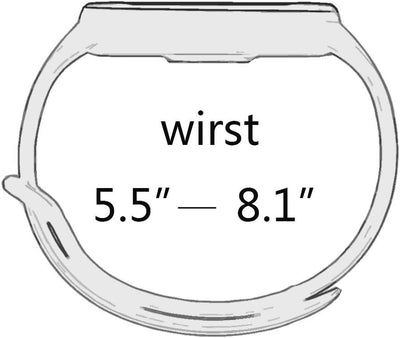 Replacement Bands Compatible with Xiaomi Mi Band 6/Xiaomi Mi Band 5/Amazfit Band 5, Soft Silicone Wristbands, Sport Adjustable Wrist Strap for Women Men