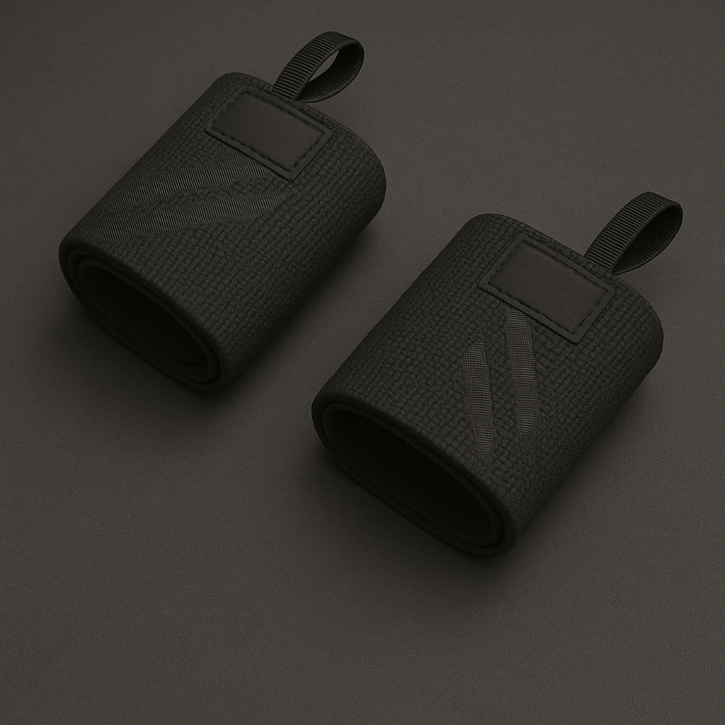 HiRui Comfort Wrist Brace Pair - Adjustable for Sports and Daily Use (Black)