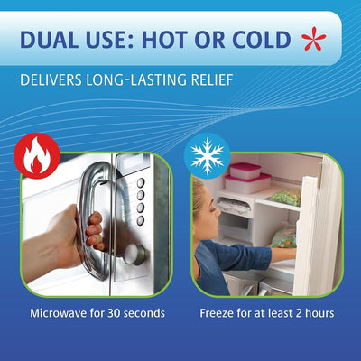 Reusable Ice Pack - 14x6 Hot/Cold Gel for Shoulder, Knee, Back, Ankle Relief