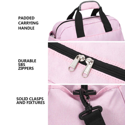 14 inch Small Gym Bag for Women & Men, Mini Duffel Bag for Travel Sports Lightweight Carry On Bag (Light Green)