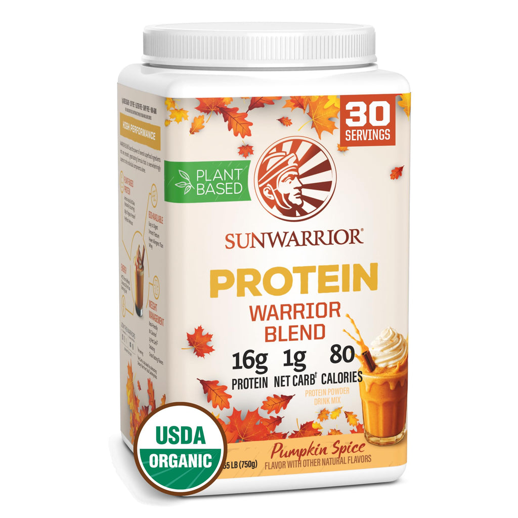 Organic Plant Based Protein Powder | Vegan Organic Protein Powder Vanilla Flavored with BCAA Amino Acids & Hemp Seed Pea Blend | Non-GMO Soy Dairy Filler & Gluten Free (Vanilla, 32 Servings)