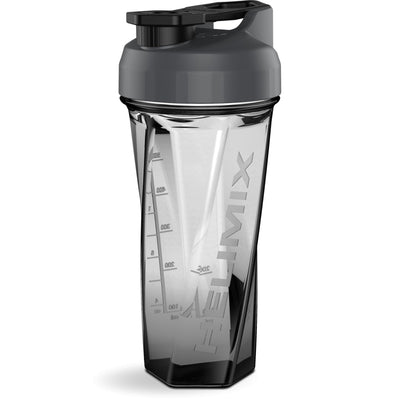 HELIMIX 2.0 Vortex Blender Shaker Bottle Holds upto 28oz | No Blending Ball or Whisk | USA Made | Portable Pre Workout Whey Protein Drink Shaker Cup | Mixes Cocktails Smoothies Shakes | Top Rack Safe