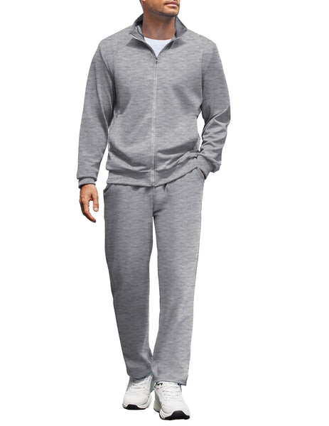 COOFANDY Men's Tracksuits Casual Sweatsuit 2 Piece Full Zip Athletic Jogging Suit Sets Sport Sweat Suit