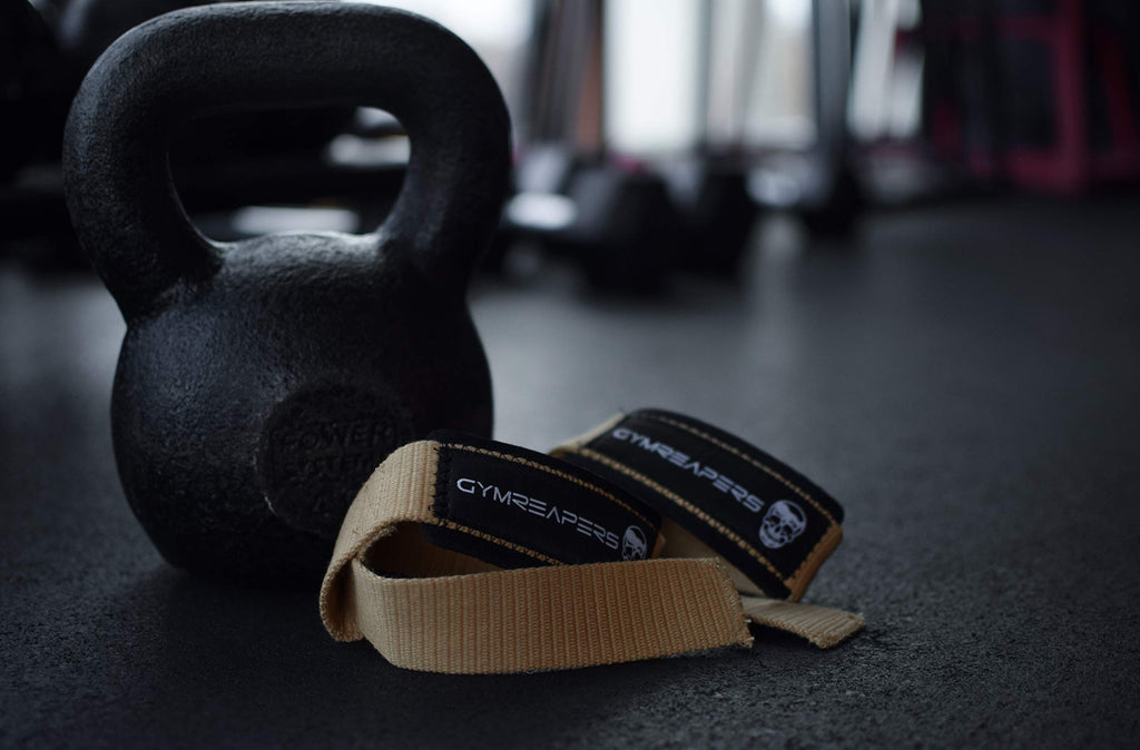 Gymreapers Lifting Wrist Straps for Weightlifting, Bodybuilding, Powerlifting, Strength Training, & Deadlifts - Padded Neoprene with 18 inch Cotton
