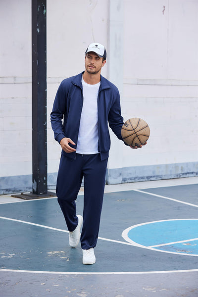 COOFANDY Men's Tracksuits Casual Sweatsuit 2 Piece Full Zip Athletic Jogging Suit Sets Sport Sweat Suit