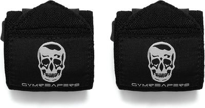 Gymreapers Weightlifting Wrist Wraps (IPF Approved) 18" Professional Quality Wrist Support with Heavy Duty Thumb Loop - Best Wrap for Powerlifting Competition, Strength Training, Bodybuilding