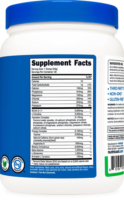 Nutricost Intra-Workout Powder, 30 Servings (Pink Lemonade) - Non-GMO, Gluten Free, Intraworkout Supplement