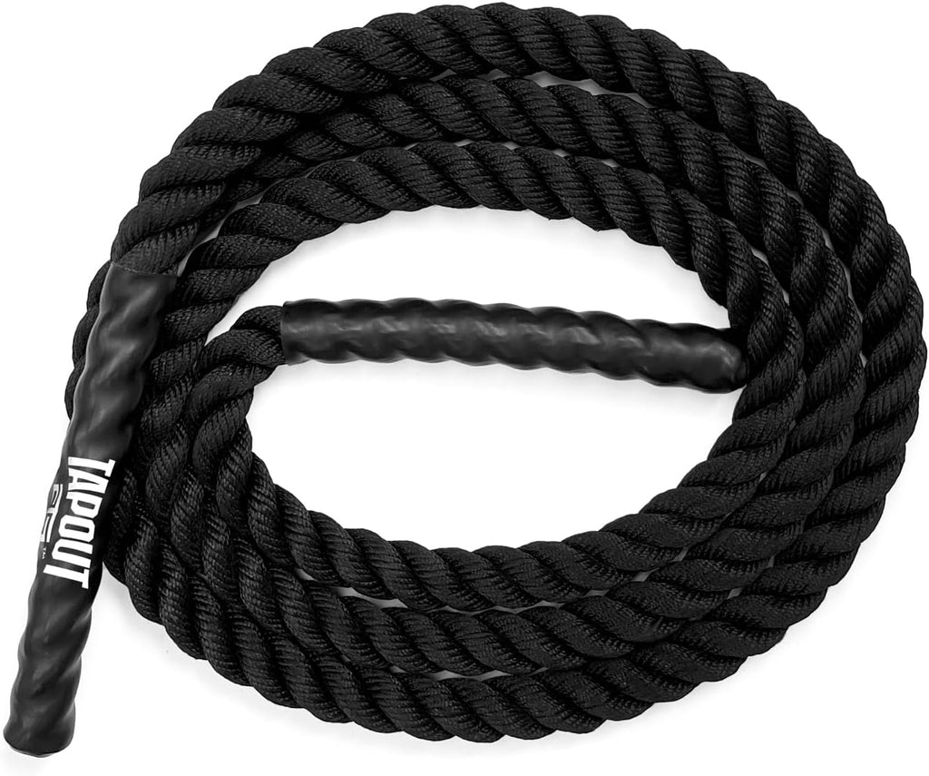 Tapout 9.5-Foot Battle Rope - Compact & Durable, Perfect for Full-Body Workouts, Home Gym Training