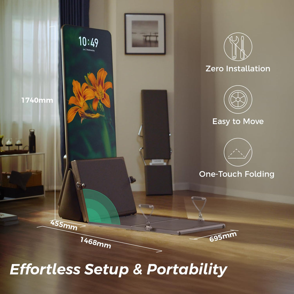 AEKE Smart Home Gym System- Fitness Mirror K1: AI-Powered All-in-One Fitness Machine for Full-Body Strength Training and Personalized Workout
