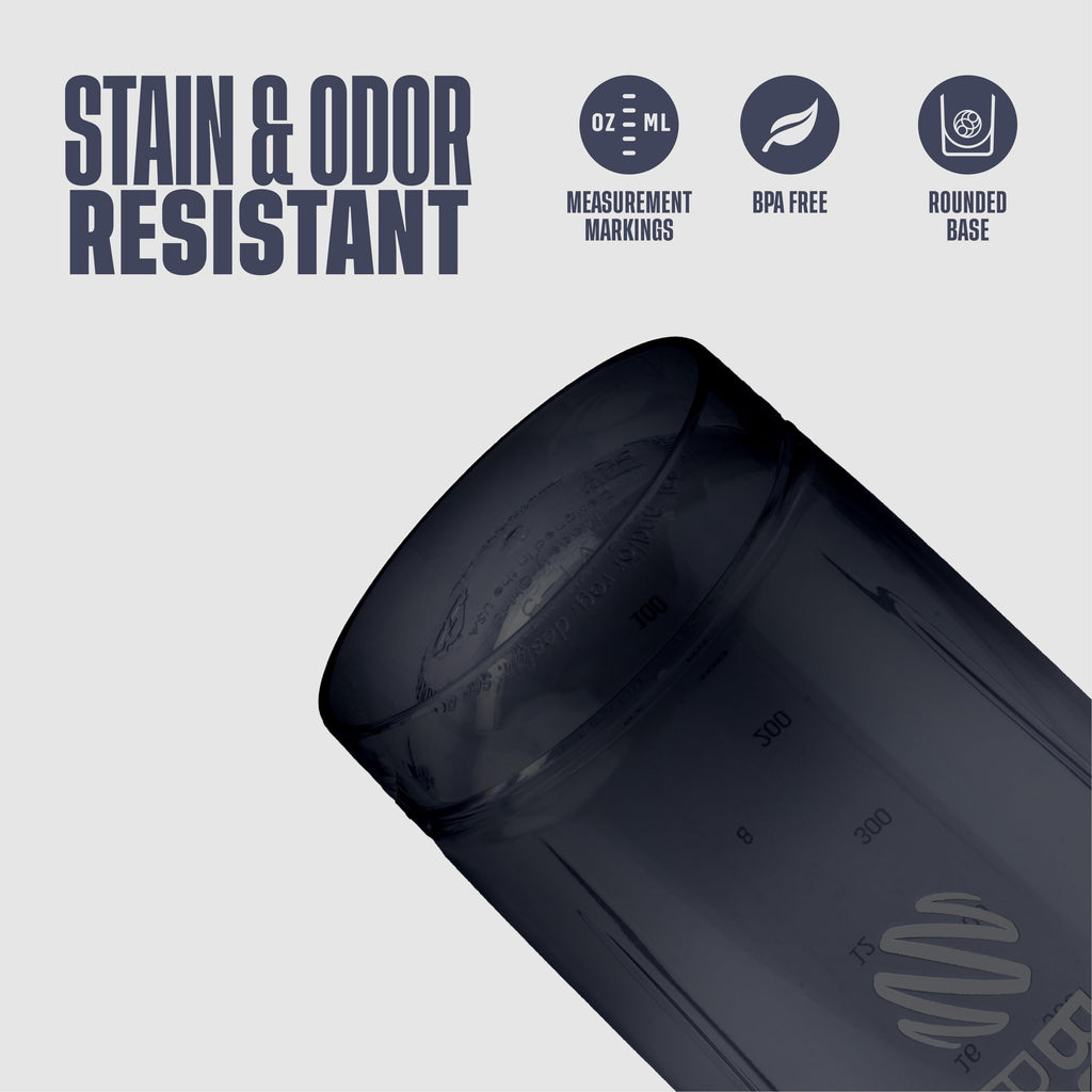 BlenderBottle Strada Tritan Shaker Bottle with Locking Lid, 28-Ounce, White