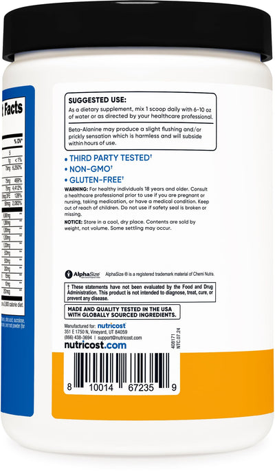 Nutricost Stim-Free Pre-Workout, 30 Servings (Pink Lemonade) - Caffeine Free, Stimulant Free, Non-GMO, Gluten Free
