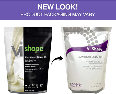 ViSalus Vi Shape Original Nutritional Shake Mix Sweet Cream Flavor | 22oz (1 Bag, 24 Servings)