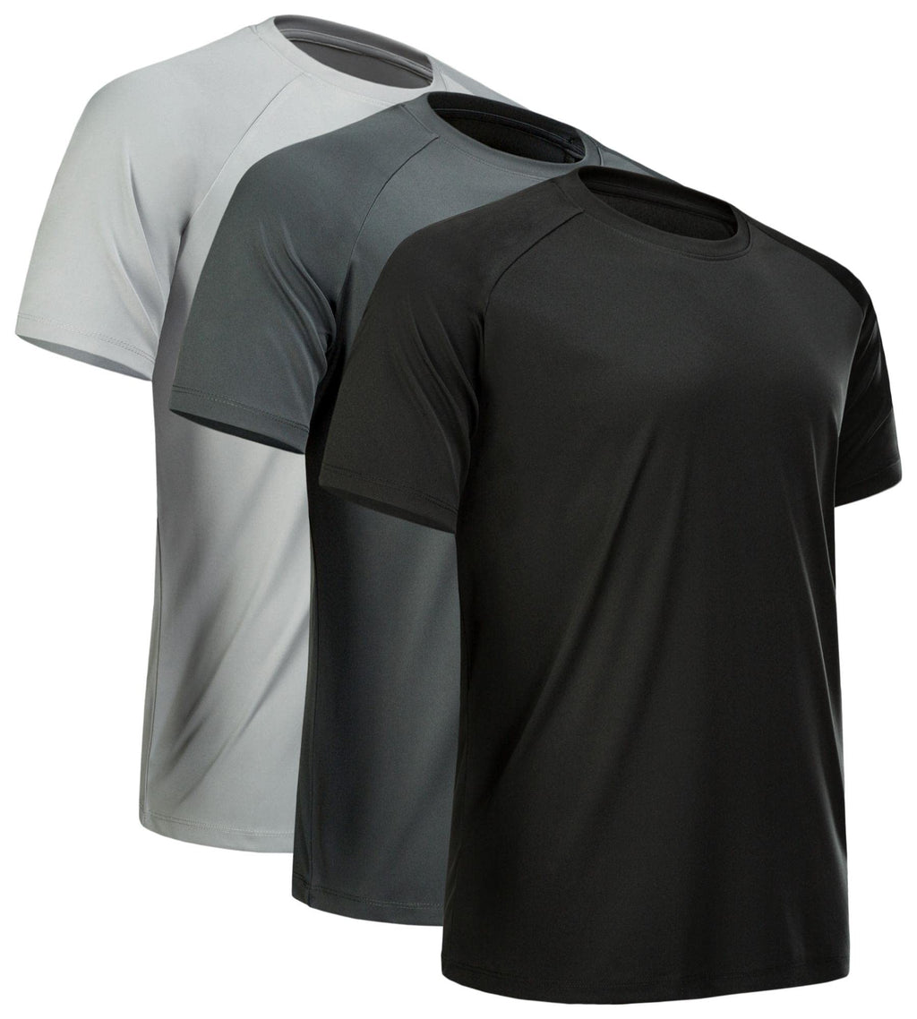 CE' CERDR Mens Workout Shirts Quick Dry Performance Short Sleeve Athletic Shirts