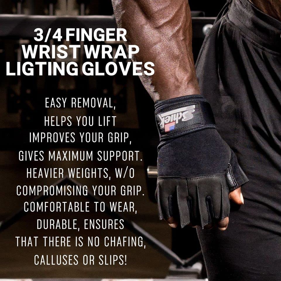 Schiek 540 Platinum Lifting Gloves - One Year Warranty!