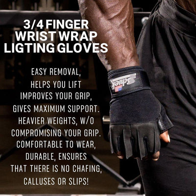 Schiek 540 Platinum Lifting Gloves - One Year Warranty!