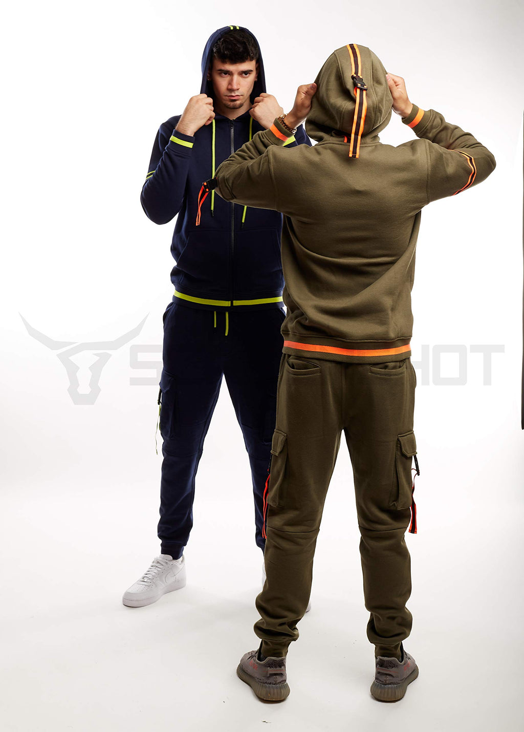 SCREENSHOT Sports Mens Premium TechFleece Fashion Hoodie - Athletic Jogger Fitness Workout Gym Jacket