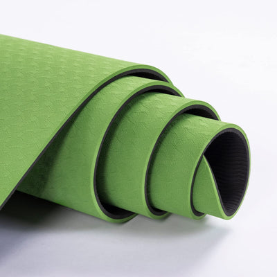 Yoga Mat Non Slip, Pilates Fitness Mats, Eco Friendly, Anti-Tear 1/4" Thick Yoga Mats for Women, Exercise Mats for Home Workout with Carrying Sling and Storage Bag