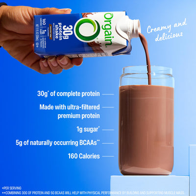 Orgain 30g High Protein Shake, Dairy Isolate Milk Protein, Vanilla Bean, 5g BCAAs, 1g Sugar Per Serving, Meal Replacement, Ready to Drink, Keto Friendly, Gluten-Free 11 Fl Oz (Pack of 12)