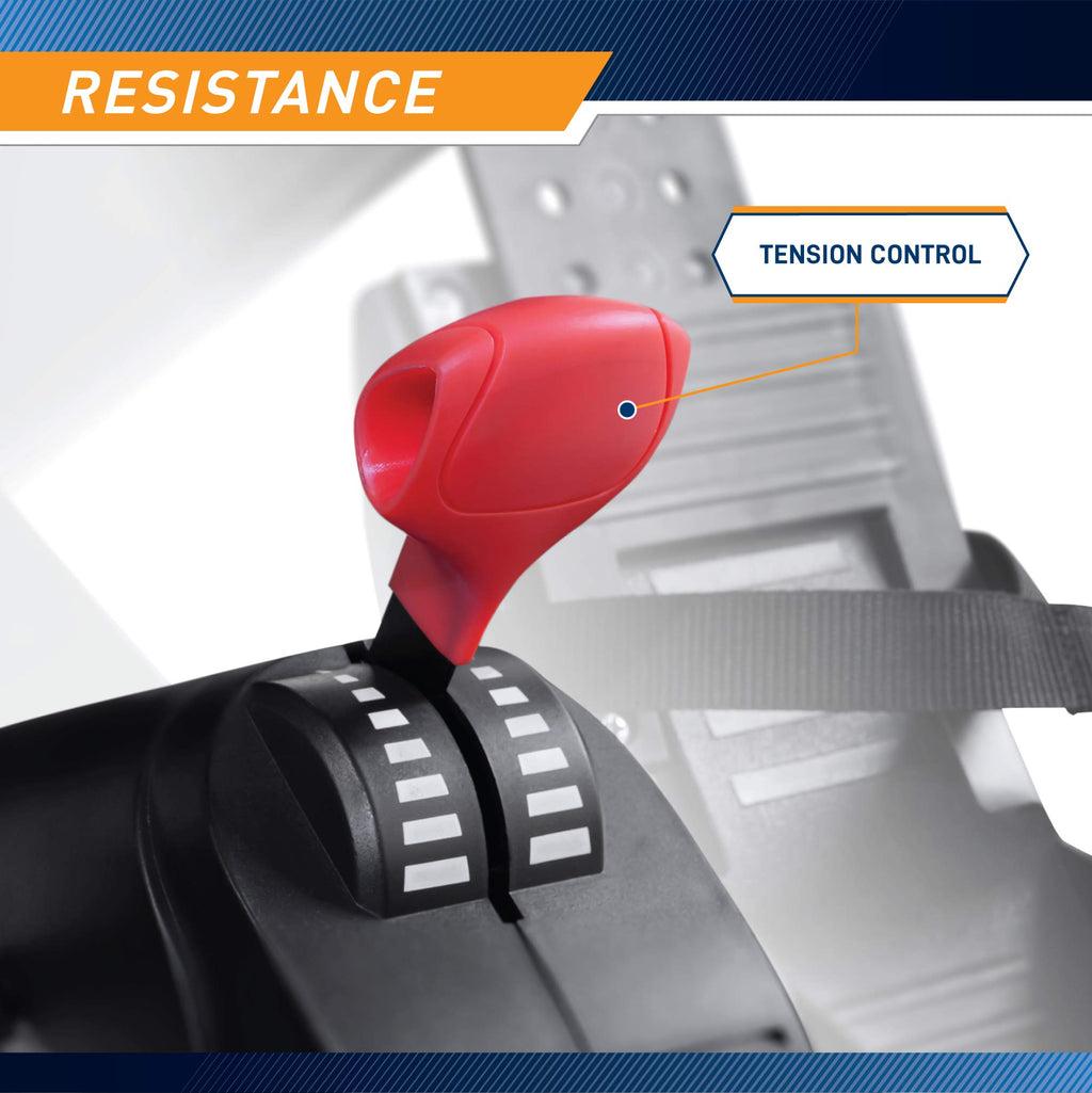 Marcy Air Resistance Rowing Machine with Transport Wheels